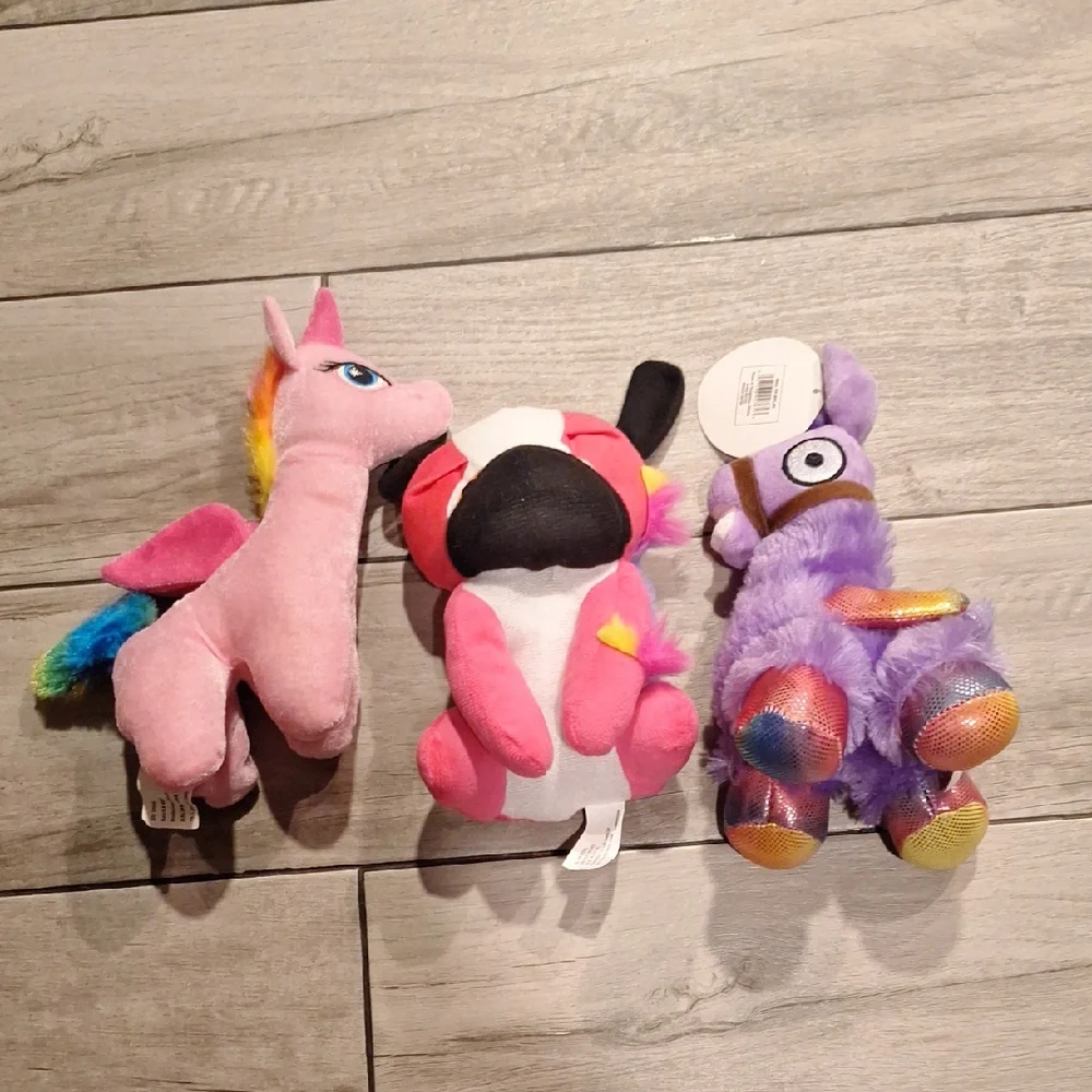 🦔Colorful Plush Unicorn Rainbow Toy Set for Kids🐬